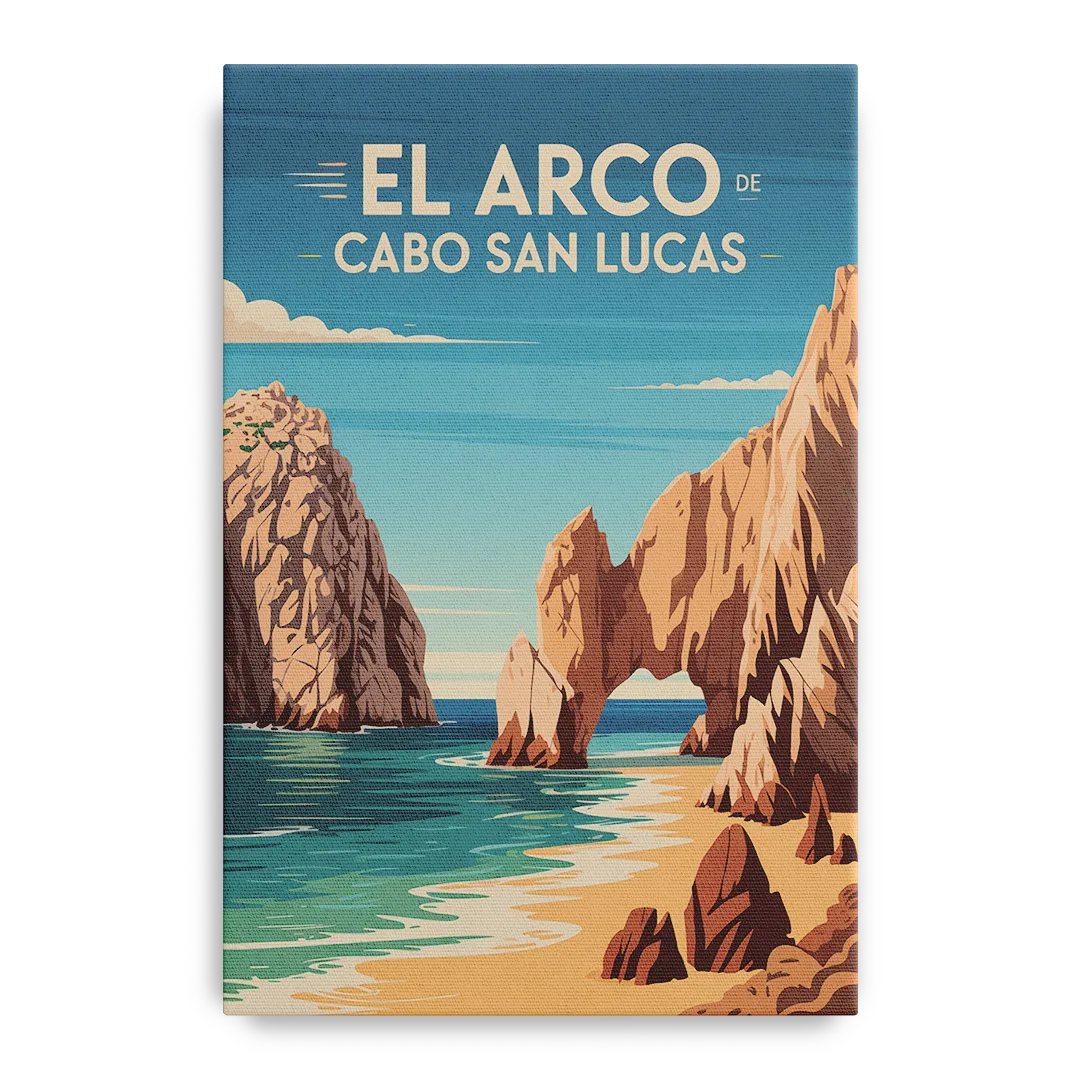 El Arco de Cabo San Lucas Front - Canvas Wall Art