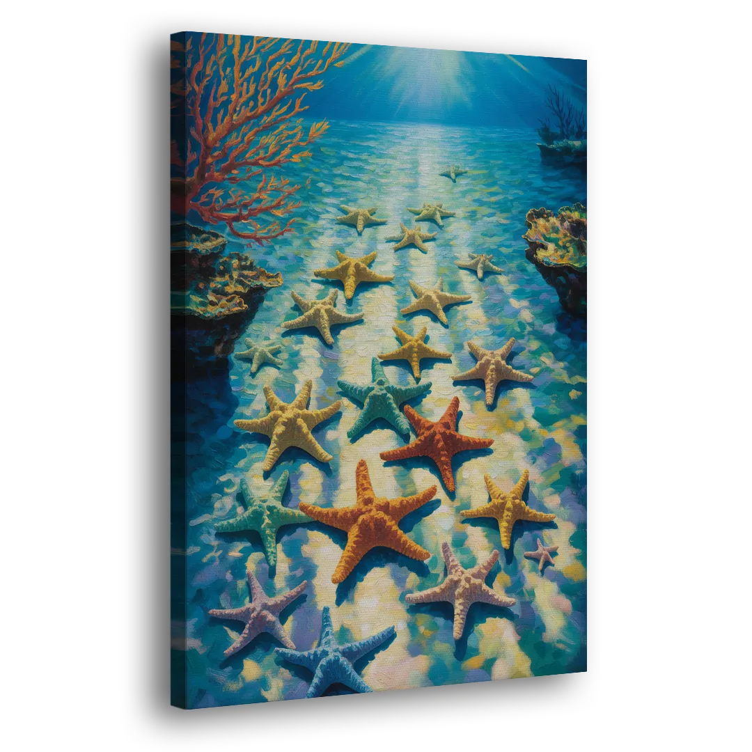 El Cielo Starfish Shallows Side - Canvas Wall Art