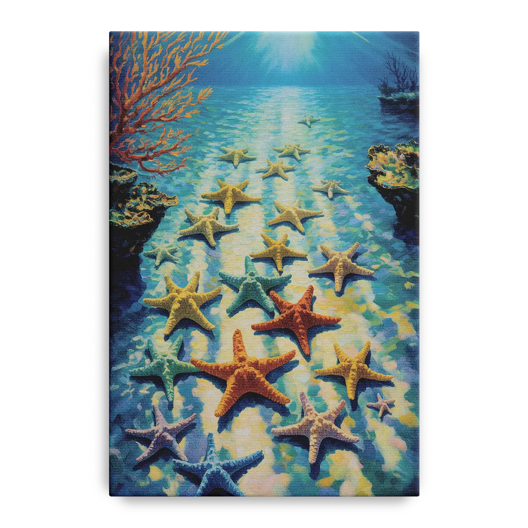 El Cielo Starfish Shallows Front - Canvas Wall Art