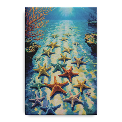 El Cielo Starfish Shallows Front - Canvas Wall Art