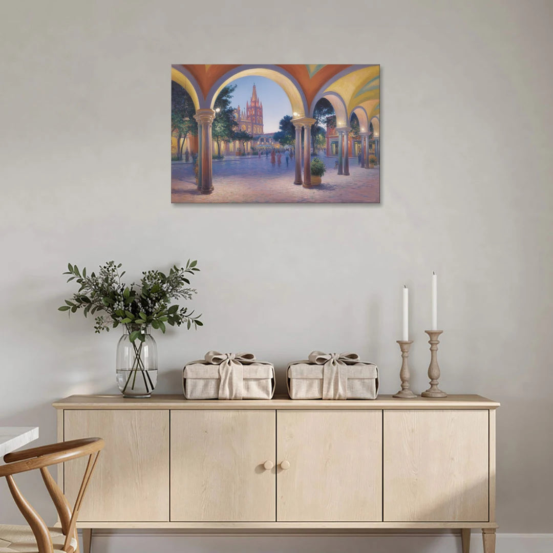El Jardín Evening - Canvas Wall Art - Coffee Table - 36x24