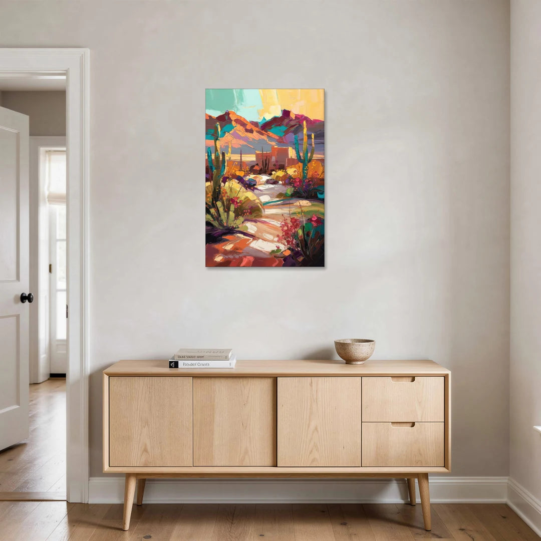 El Paso Borderland Beauty - Canvas Wall Art - Coffee Table - 24x36