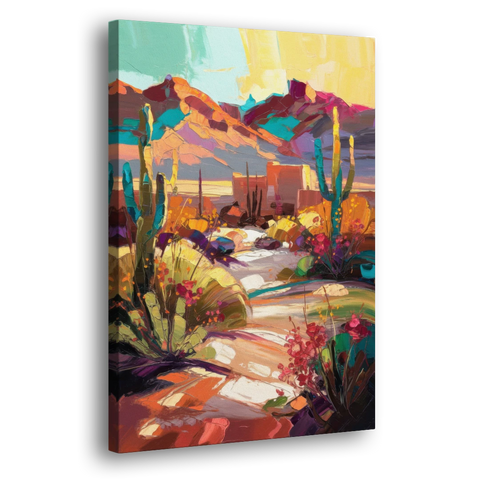El Paso Borderland Beauty - Canvas Wall Art - Side