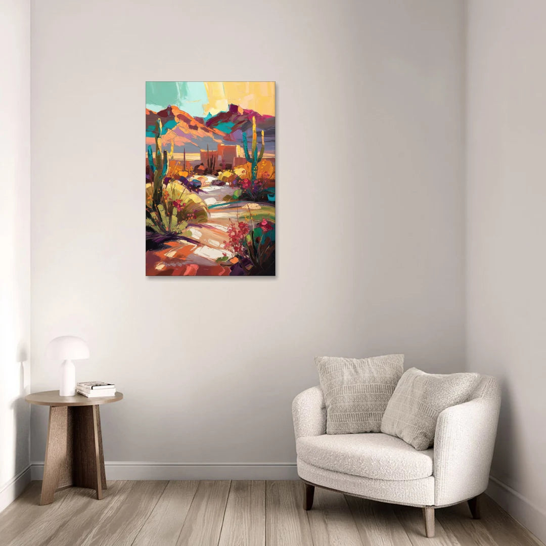 El Paso Borderland Beauty - Canvas Wall Art - Sofa - 24x36