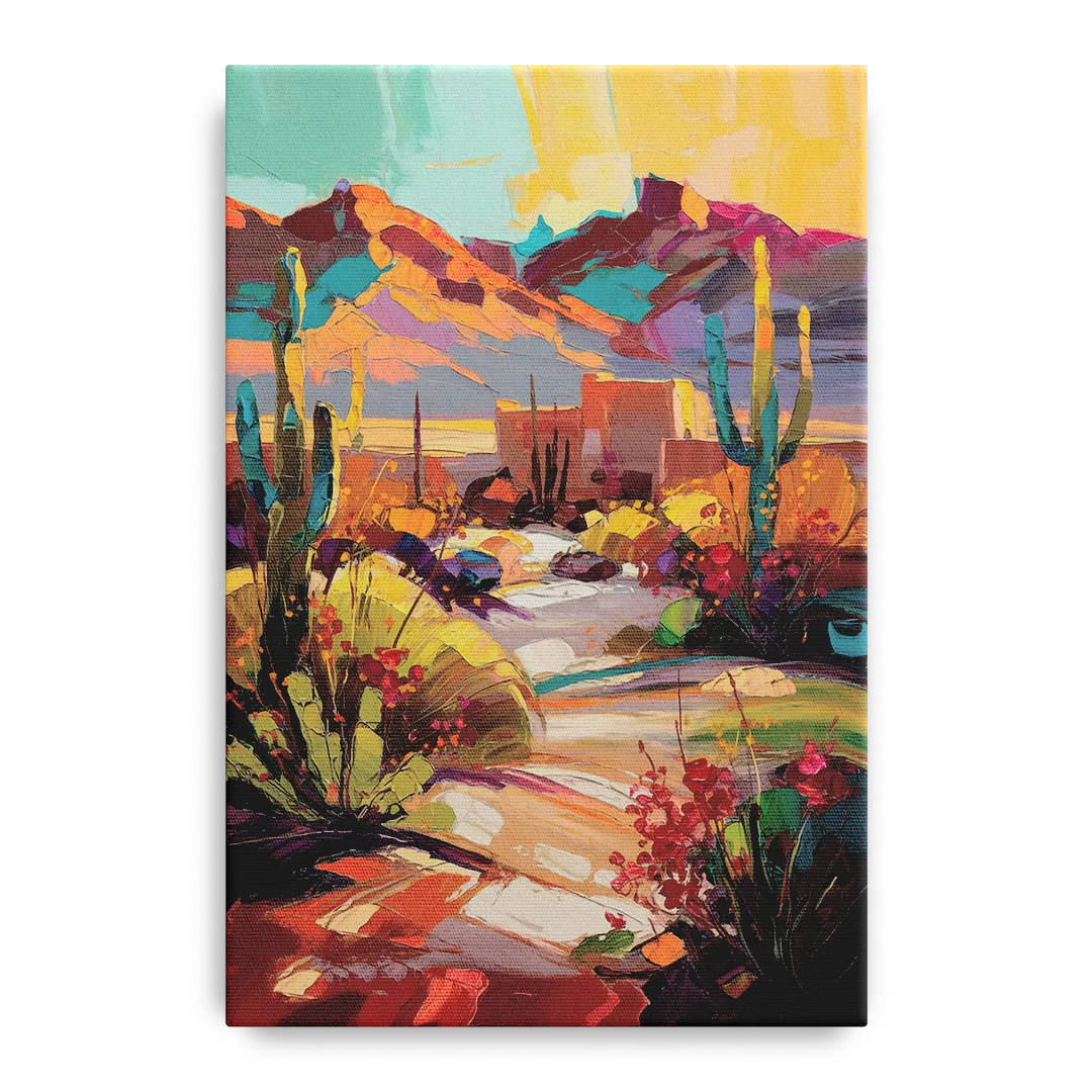 El Paso Borderland Beauty Front - Canvas Wall Art