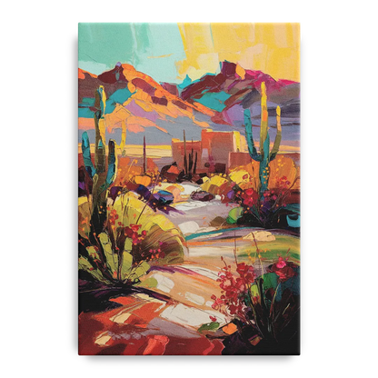 El Paso Borderland Beauty Front - Canvas Wall Art