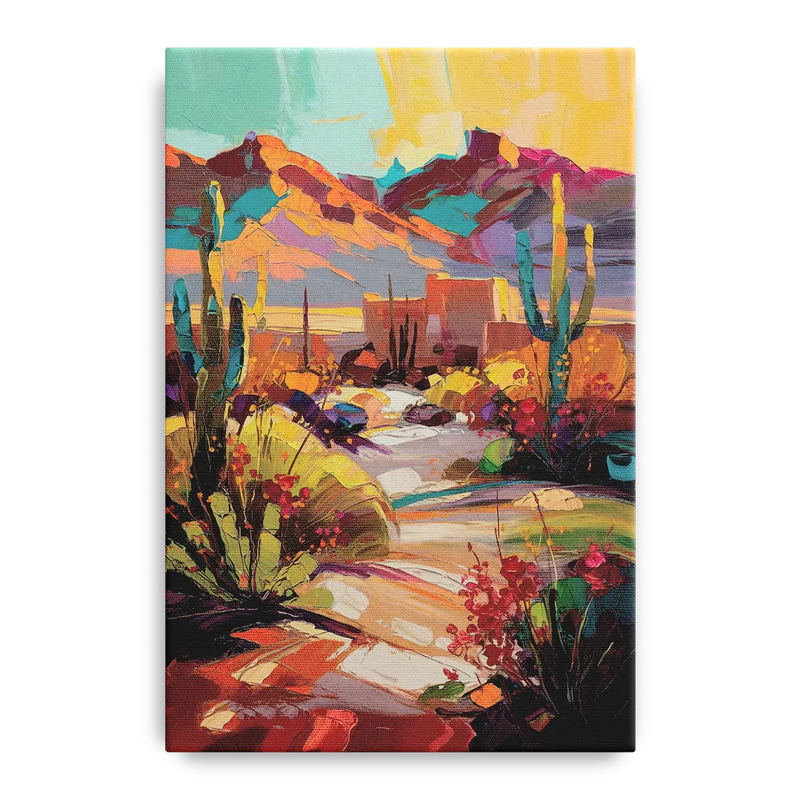 El Paso Borderland Beauty Front - Canvas Wall Art