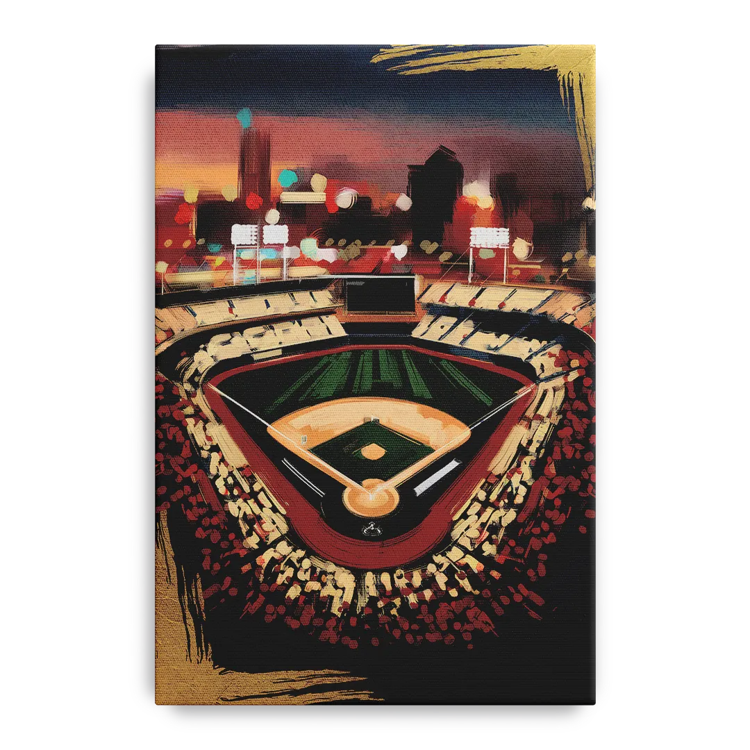El Paso Chihuahuas Baseball Front - Canvas Wall Art