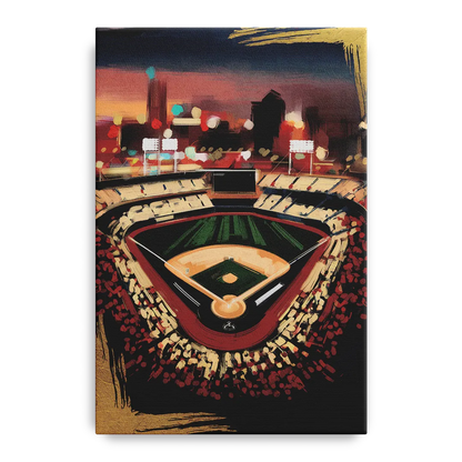 El Paso Chihuahuas Baseball Front - Canvas Wall Art