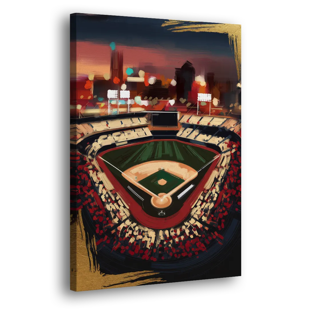El Paso Chihuahuas Baseball Side - Canvas Wall Art
