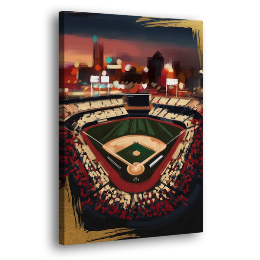 El Paso Chihuahuas Baseball Side - Canvas Wall Art