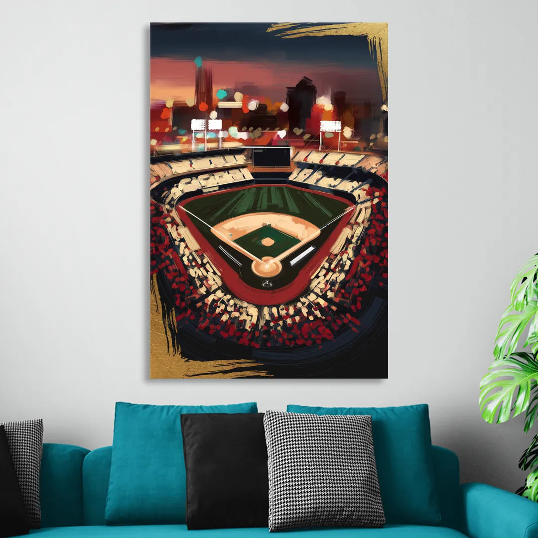El Paso Chihuahuas Baseball Living Room - Canvas Wall Art
