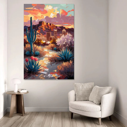 El Paso Cultural Heritage - Canvas Wall Art - Sofa - 40x60