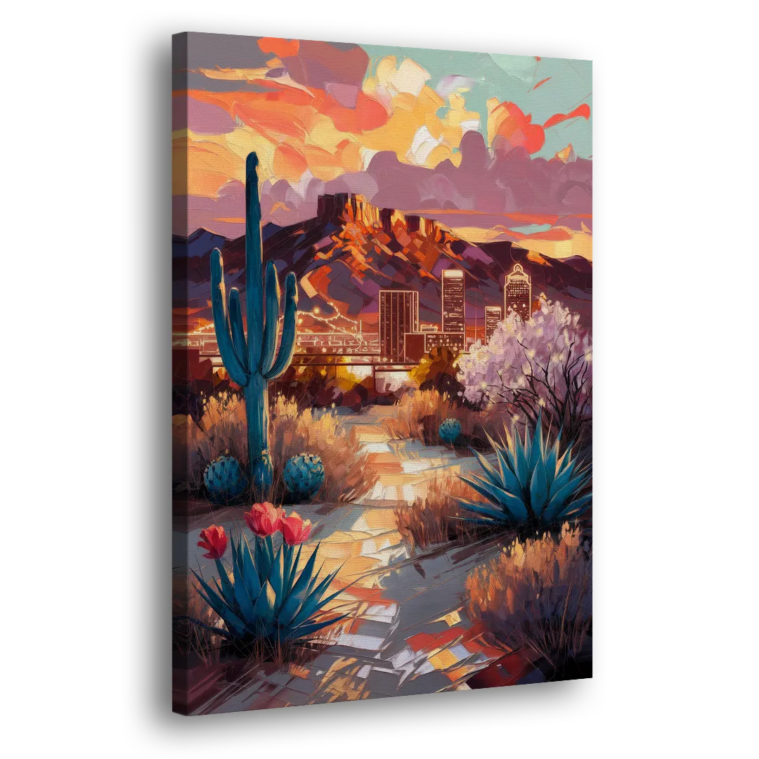 El Paso Cultural Heritage Side - Canvas Wall Art