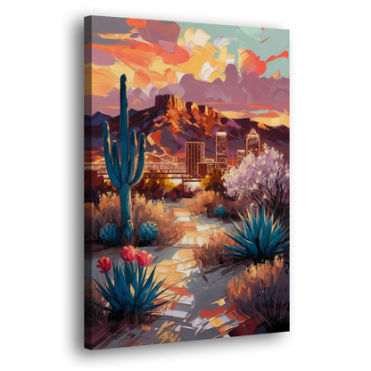 El Paso Cultural Heritage Side - Canvas Wall Art