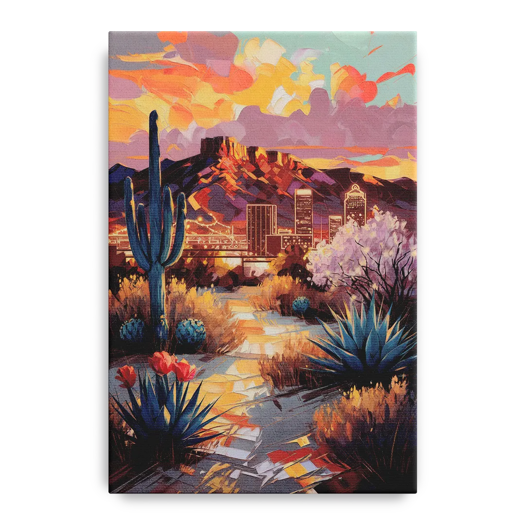 El Paso Cultural Heritage Front - Canvas Wall Art