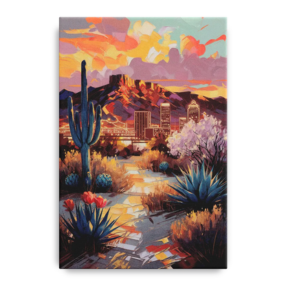 El Paso Cultural Heritage Front - Canvas Wall Art