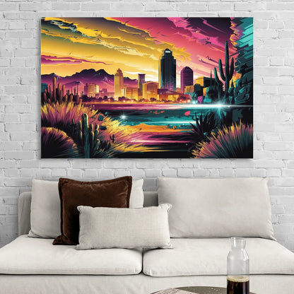 El Paso Scenic Landscape Sitting Room - Canvas Wall Art