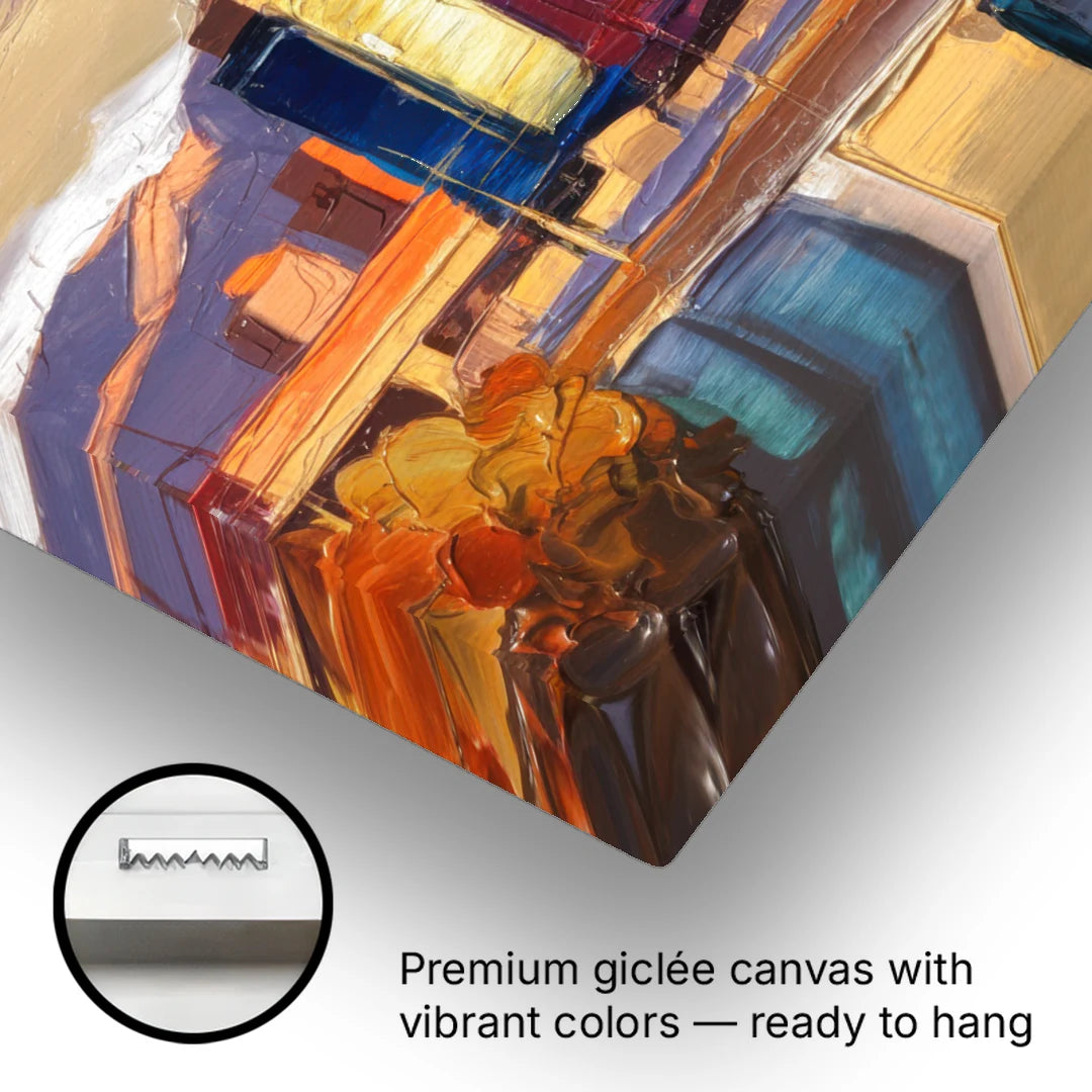 El Paso Skyline View - Canvas Wall Art - Gallery Wrap Corner