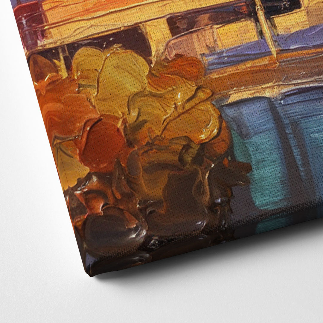 El Paso Skyline View Canvas Close Up