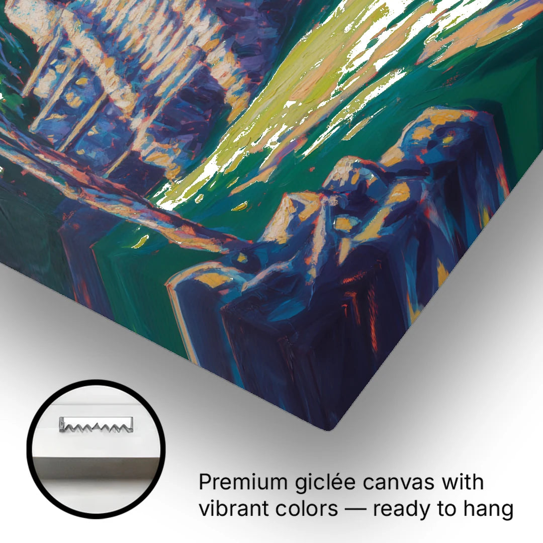 El Rey Ruins - Canvas Wall Art - Gallery Wrap Corner
