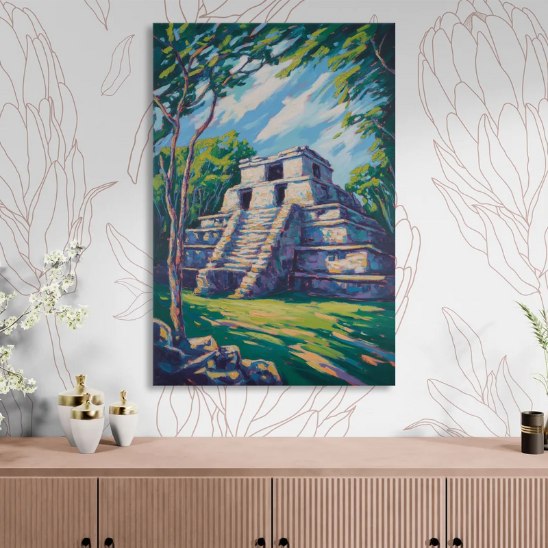 El Rey Ruins Sitting Room - Canvas Wall Art