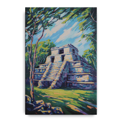 El Rey Ruins Front - Canvas Wall Art
