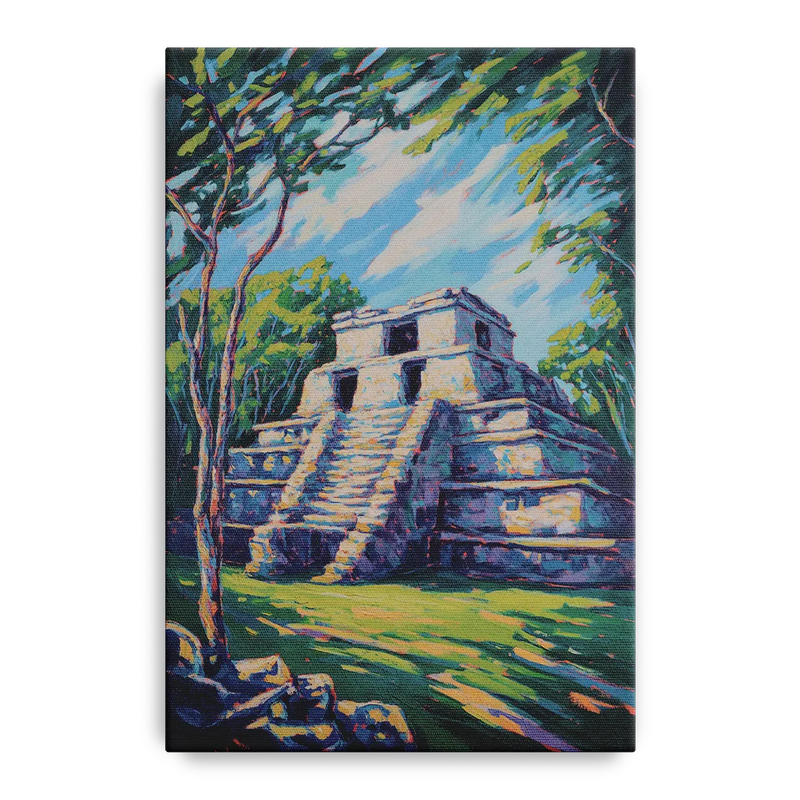 El Rey Ruins Front - Canvas Wall Art