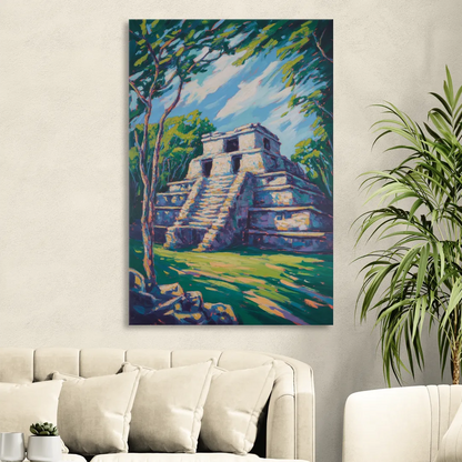 El Rey Ruins Living Room - Canvas Wall Art