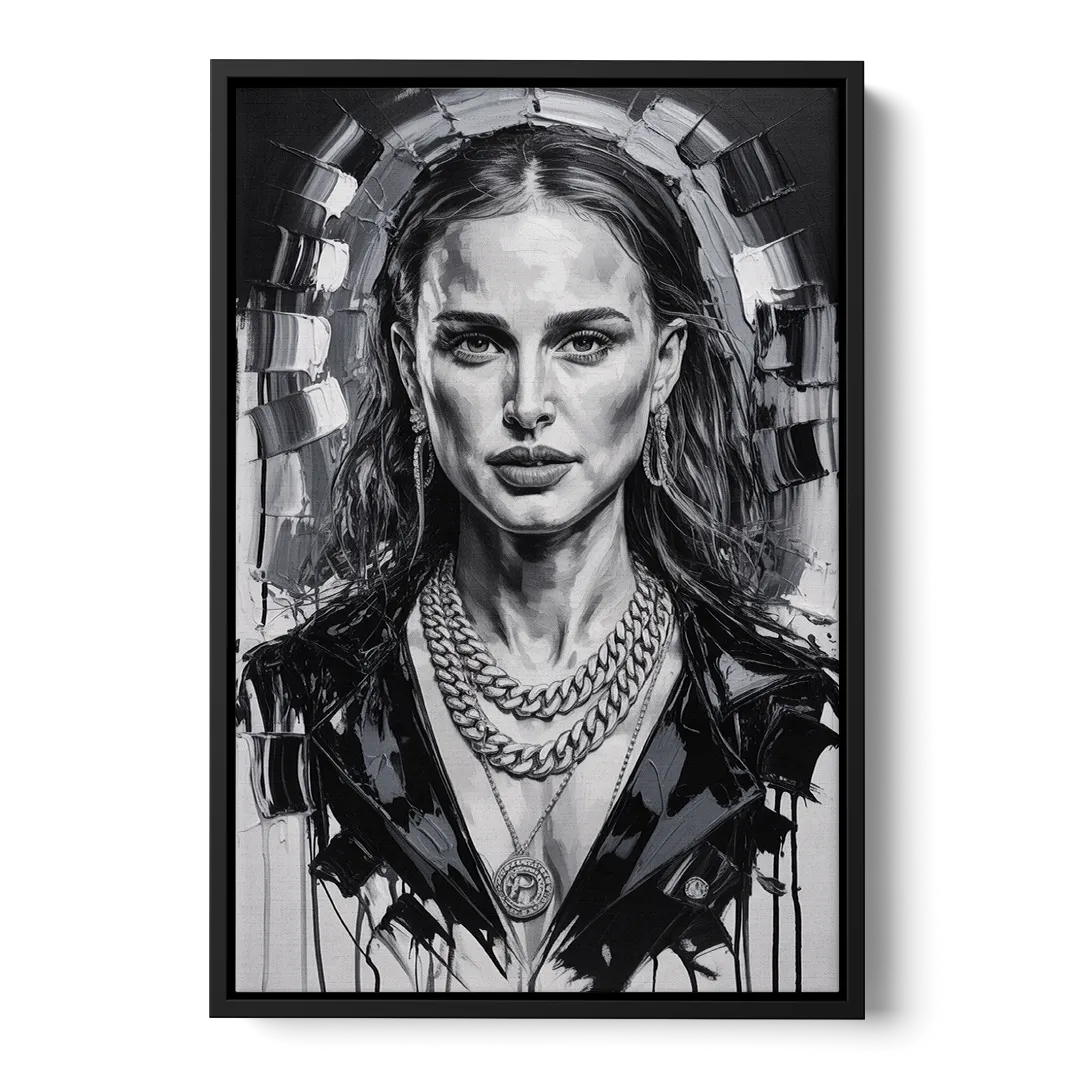 Elegance 2.0 - Black Frame Canvas