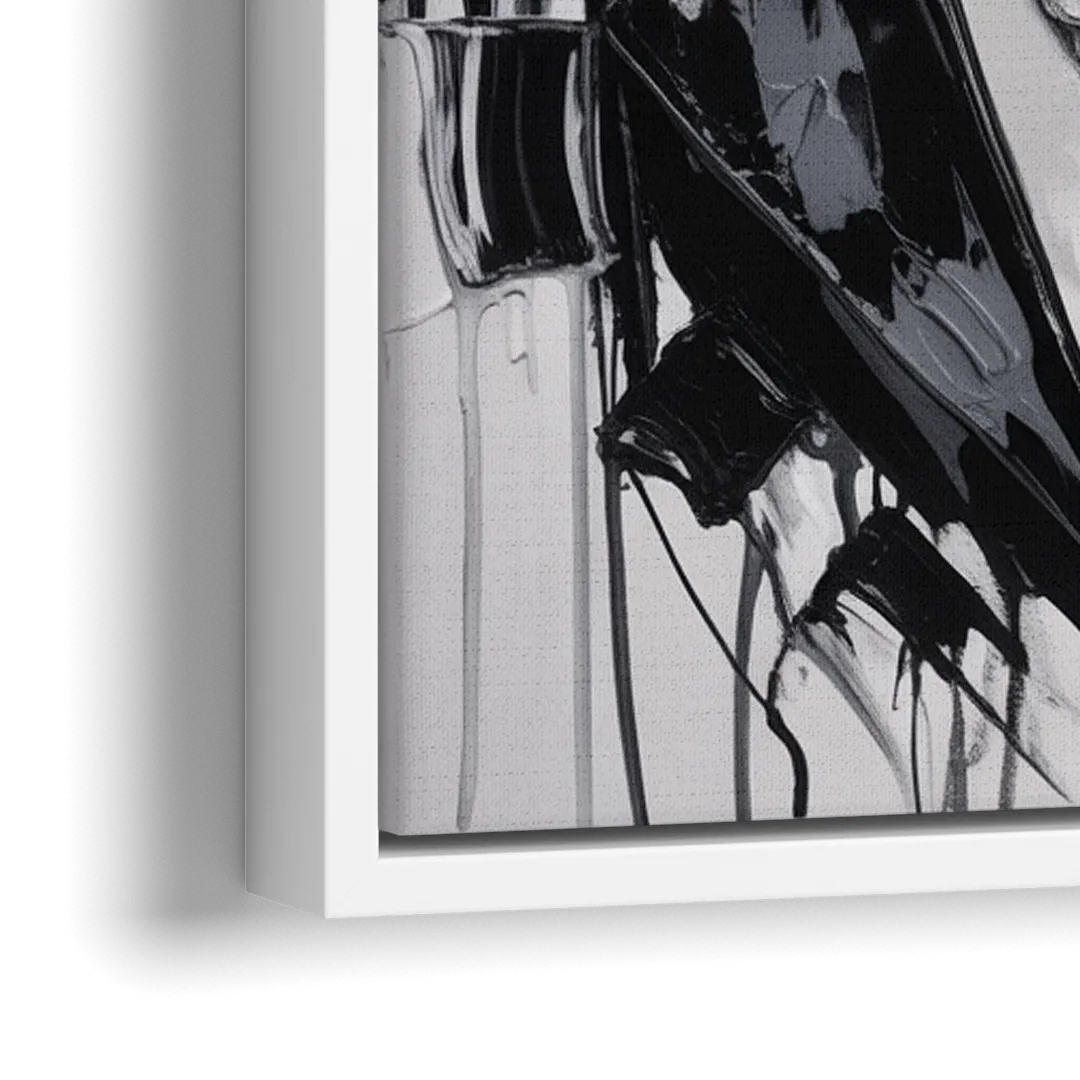 Elegance 2.0 - Close-Up White Frame Canvas