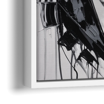 Elegance 2.0 - Close-Up White Frame Canvas