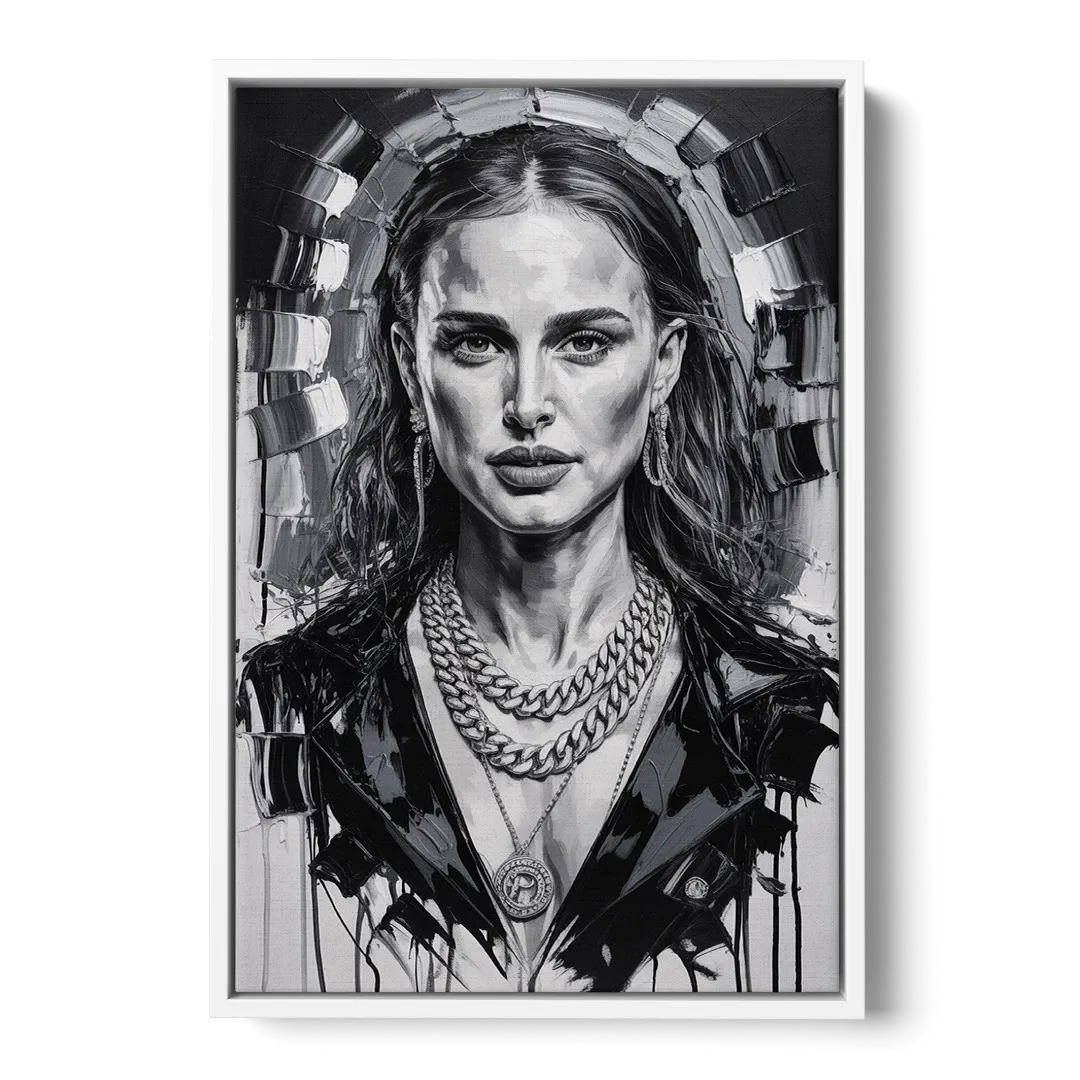 Elegance 2.0 - White Frame Canvas