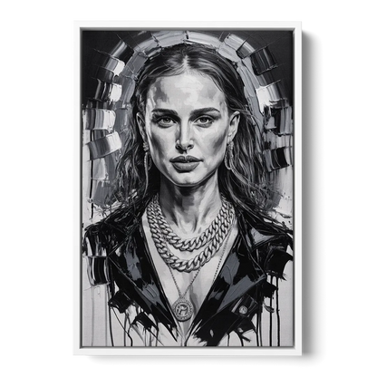 Elegance 2.0 - White Frame Canvas