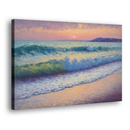 Elli Beach Sunset Side - Canvas Wall Art
