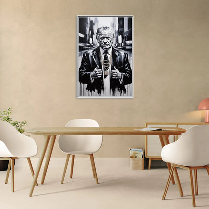 Empire 2.0 - Living Room White Frame Canvas