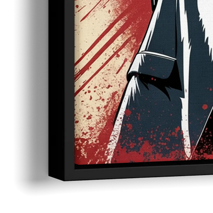 Empire - Close-Up Black Frame Canvas
