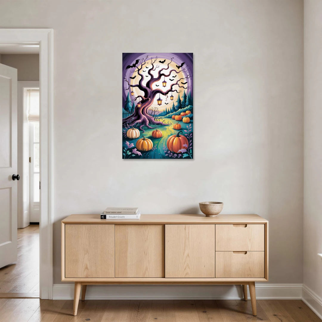 Enchanted Night Mystical Halloween - Canvas Wall Art - Coffee Table - 24x36