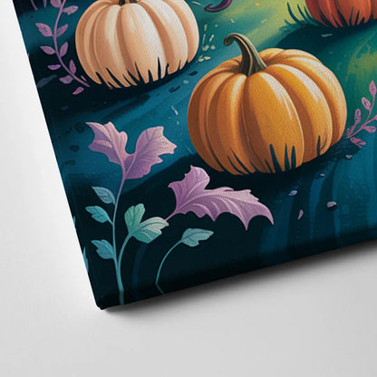 Enchanted Night Mystical Halloween Canvas Close Up
