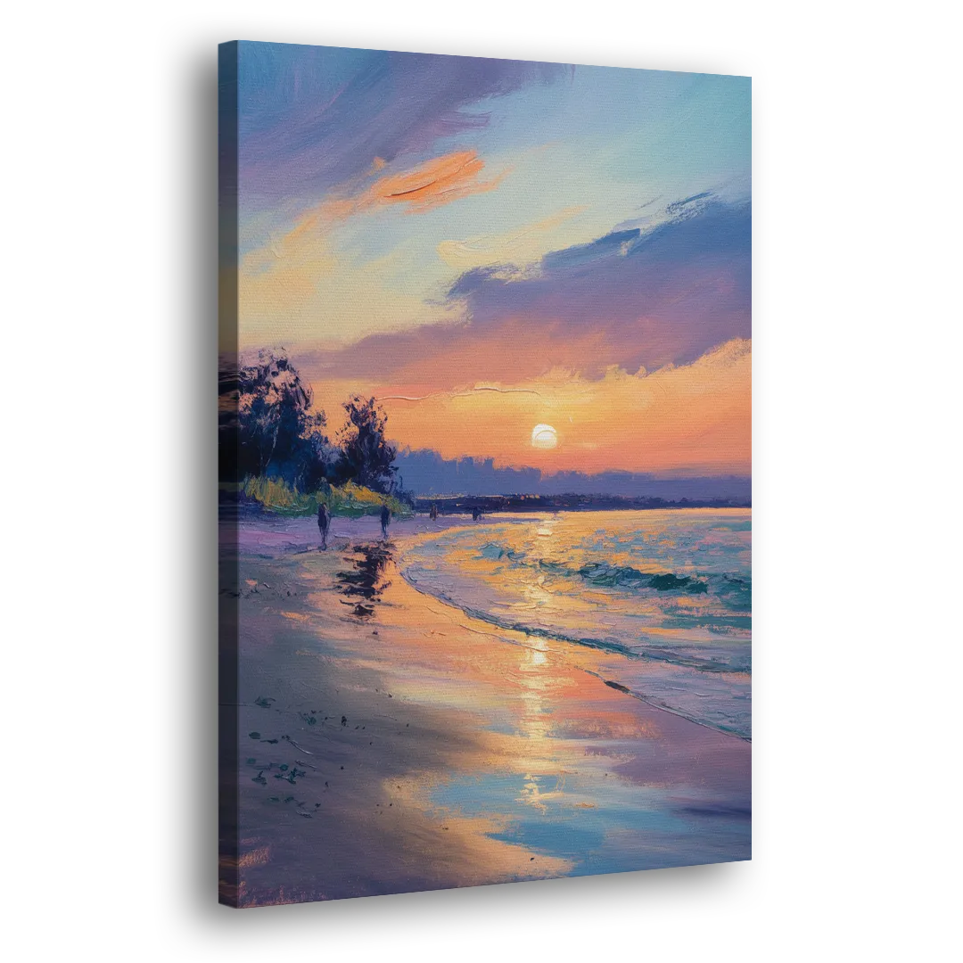 English Bay Sunset Side - Canvas Wall Art