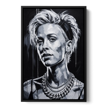 Equal Play 2.0 Front - Black Canvas Wall Art