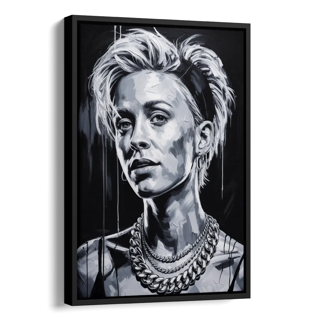 Equal Play 2.0 Side - Black Canvas Wall Art