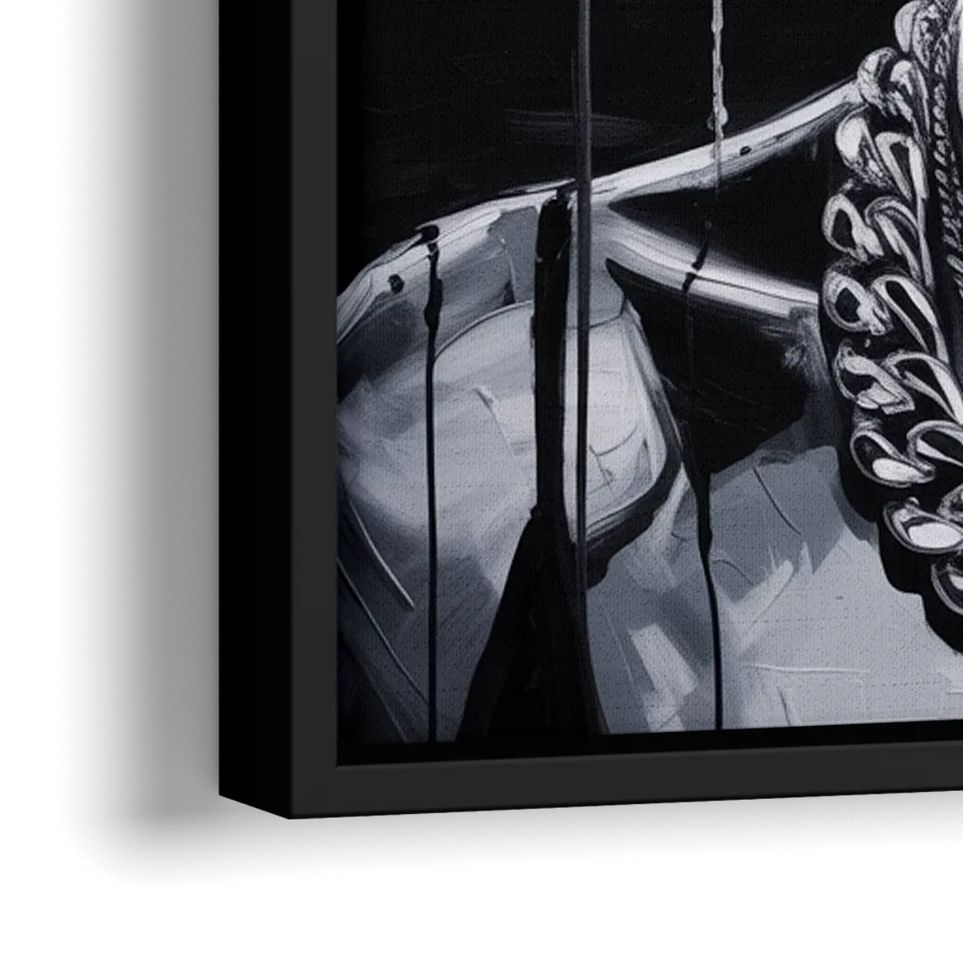 Equal Play 2.0 - Close-Up Black Frame Canvas