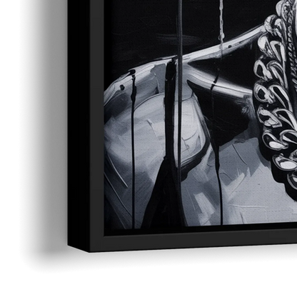 Equal Play 2.0 - Close-Up Black Frame Canvas