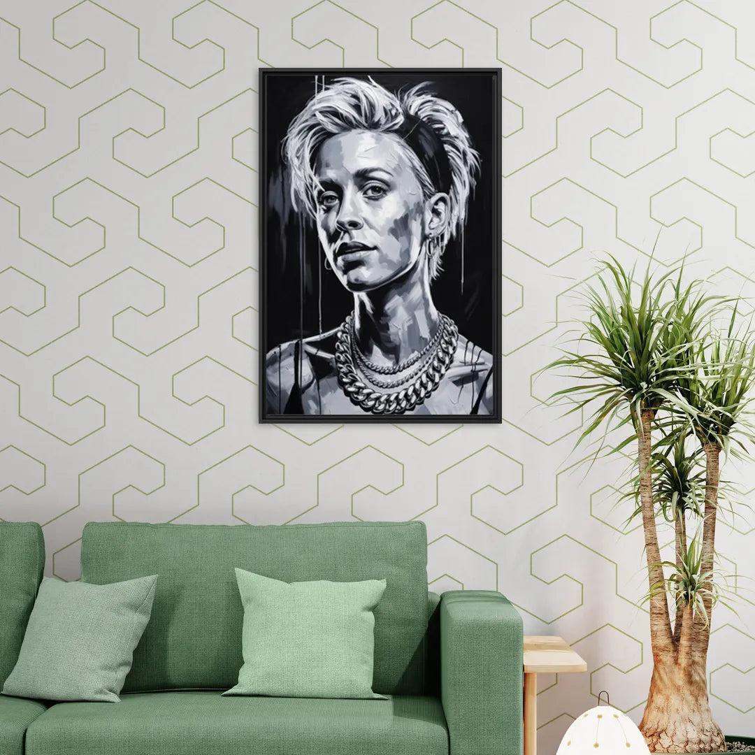 Equal Play 2.0 - Living Room Black Frame Canvas