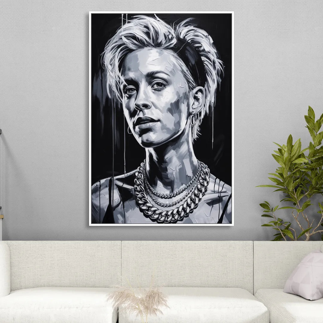 Equal Play 2.0 Sitting Room - White Canvas Wall Art