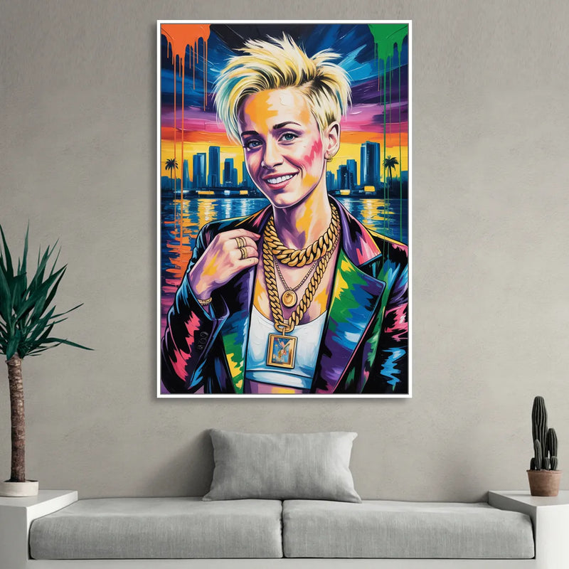 Equal Play Sitting Room - White Canvas Wall Art