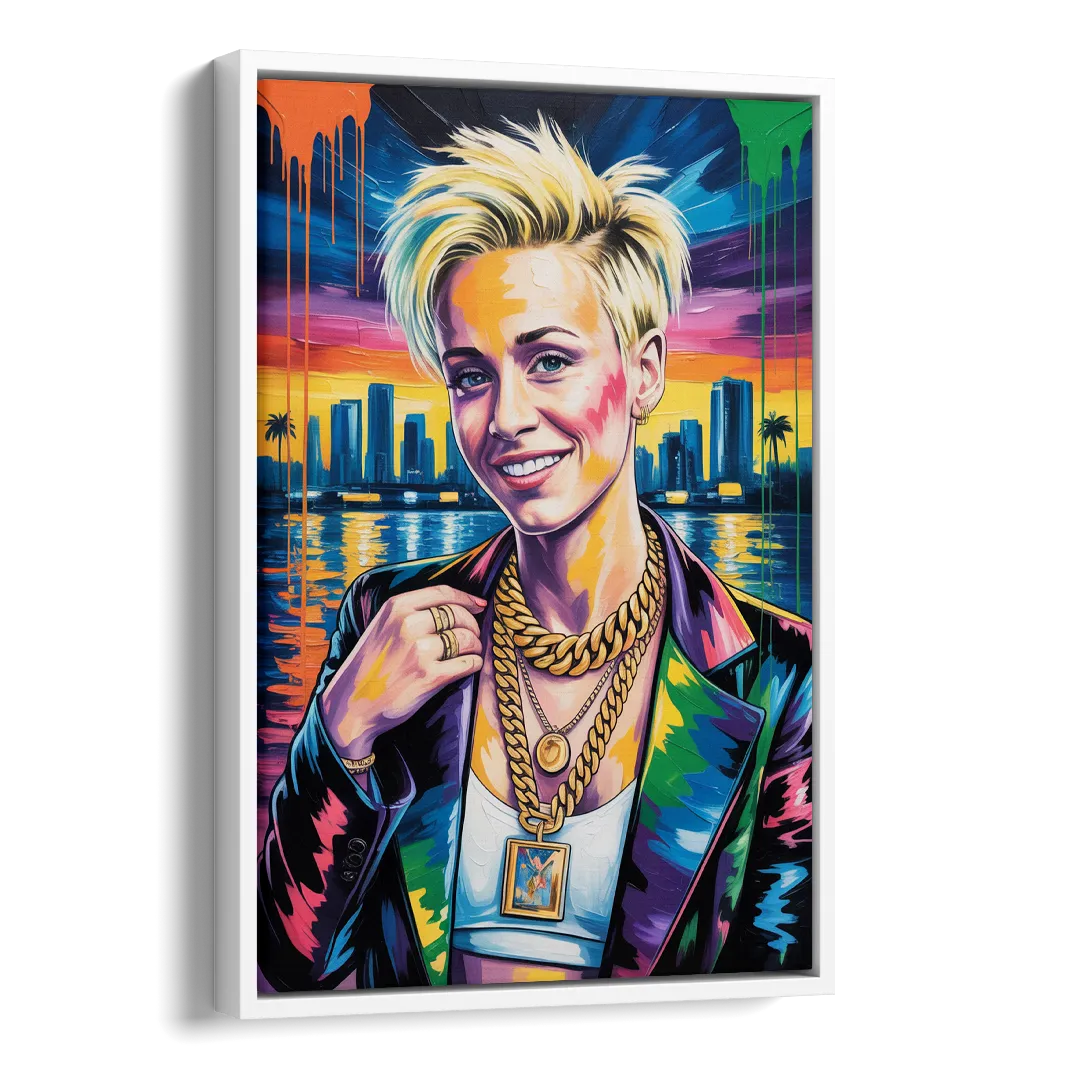 Equal Play Side - White Canvas Wall Art