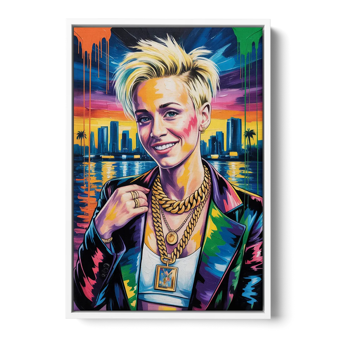 Equal Play - White Frame Canvas