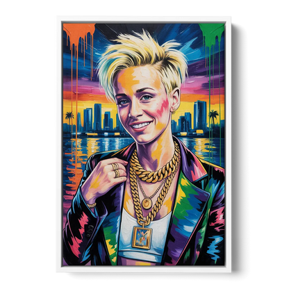 Equal Play - White Frame Canvas
